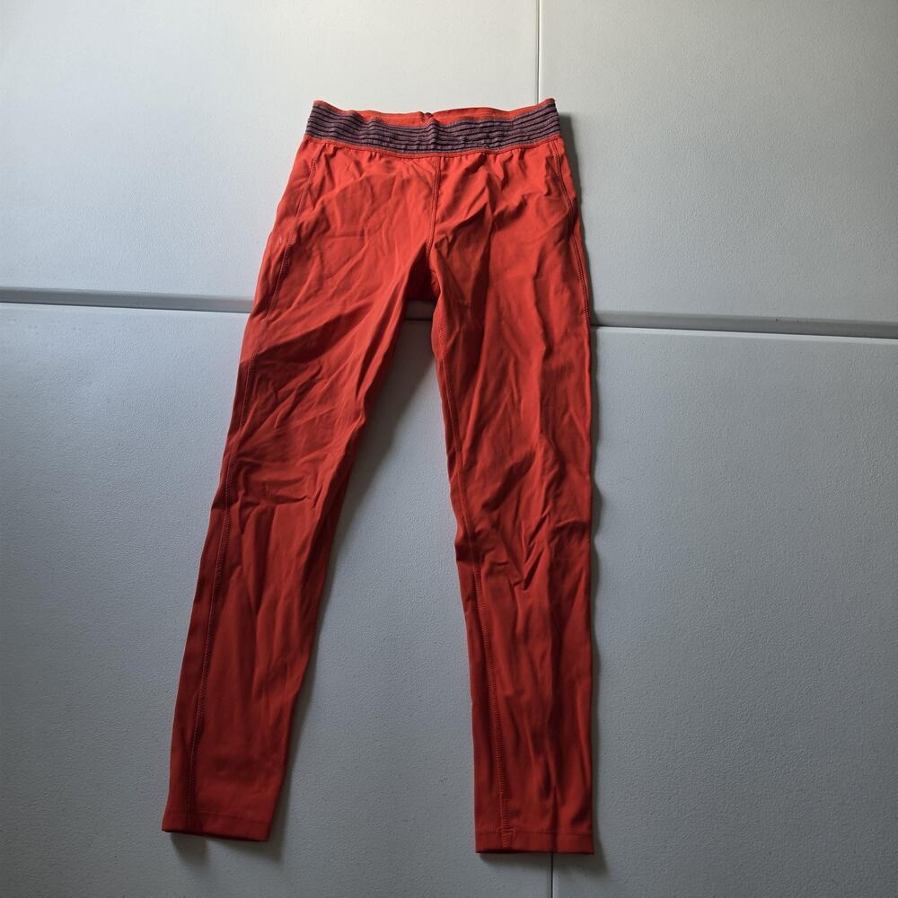 FP Movement Leggings Womens Small Orange Mid Rise Ankle Yoga Athletic Pants